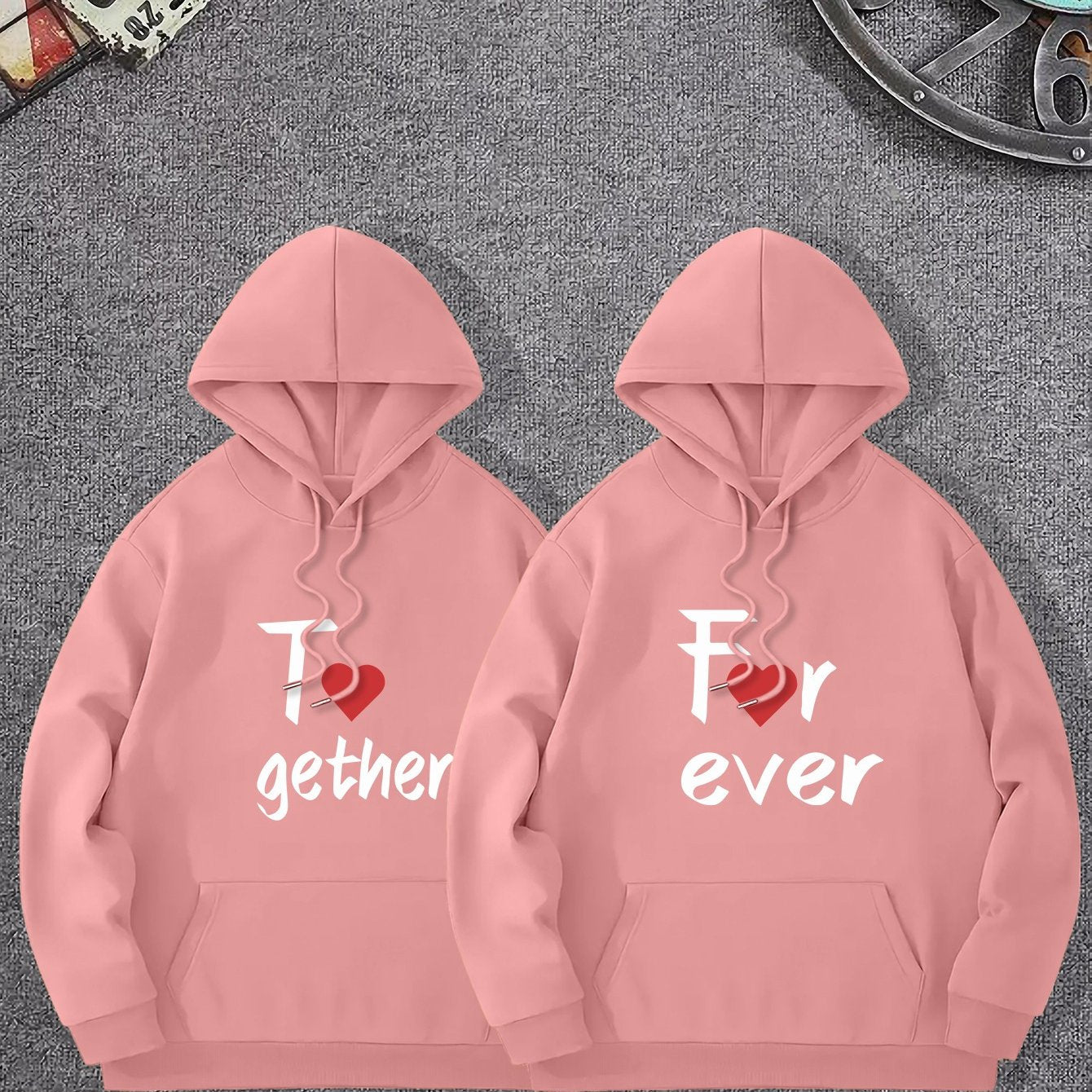 Cute Matching Couple Hoodies