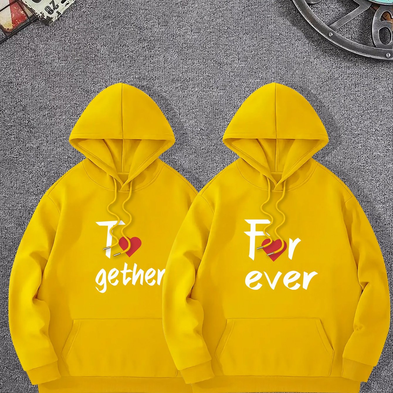 Cute Matching Couple Hoodies