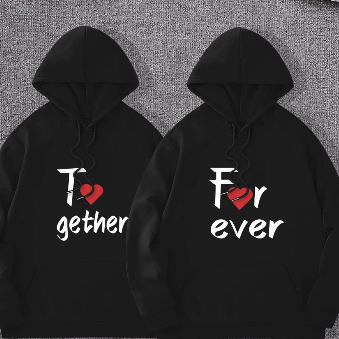 Cute Matching Couple Hoodies