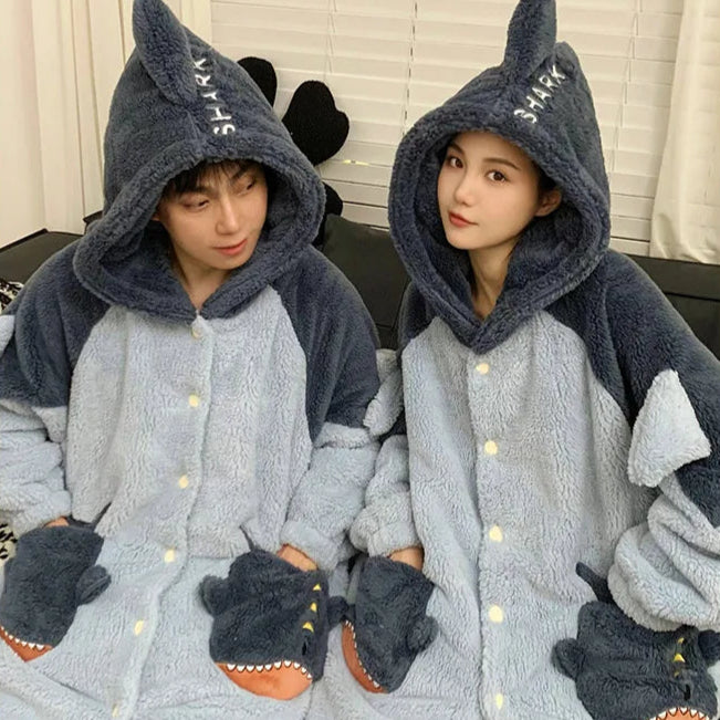 Cute Shark Couple Onesies