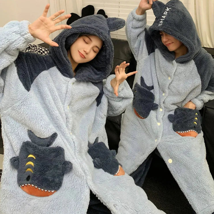 Cute Shark Couple Onesies
