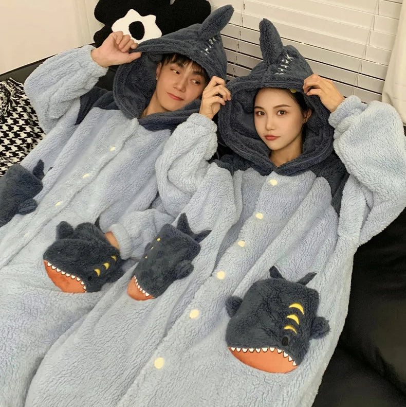 Cute Shark Couple Onesies