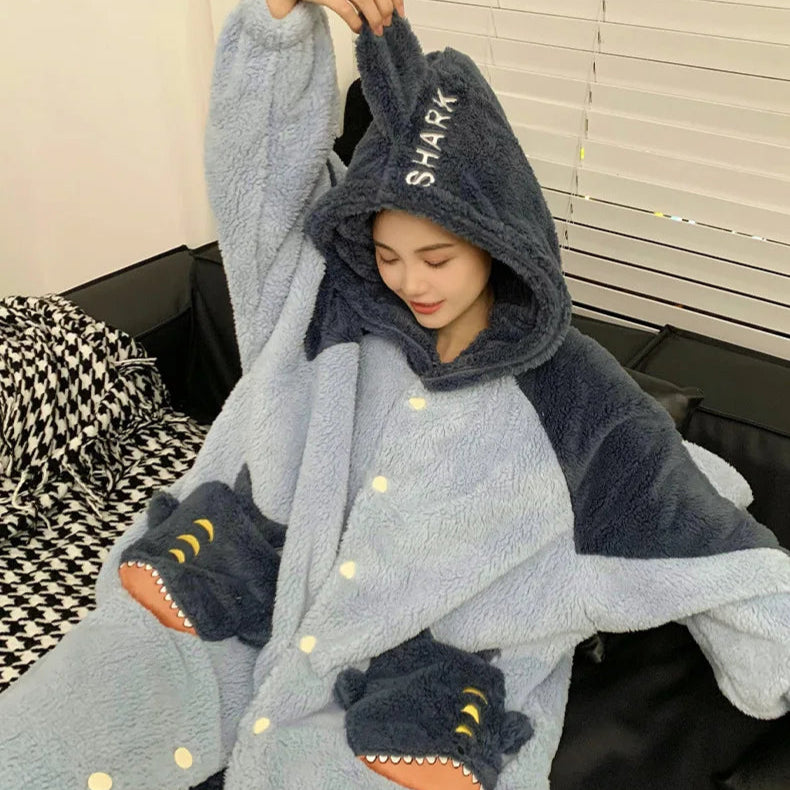 Cute Shark Couple Onesies