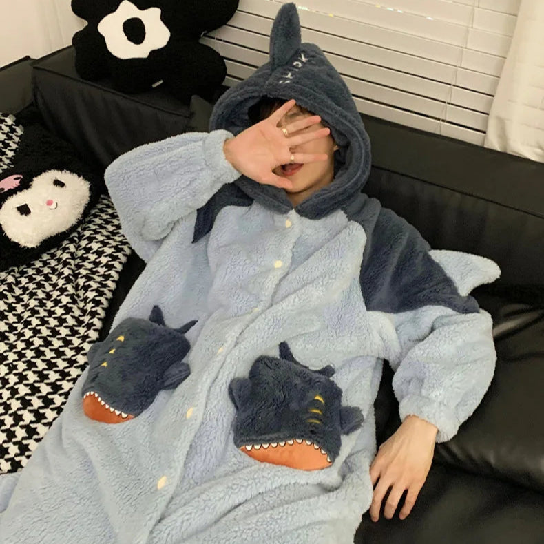 Cute Shark Couple Onesies