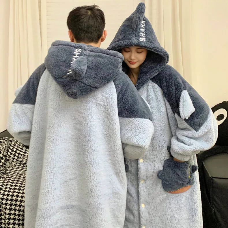 Cute Shark Couple Onesies