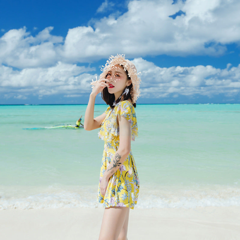 Cute couples matching swimwear