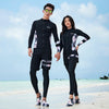 Cute wetsuit for couple