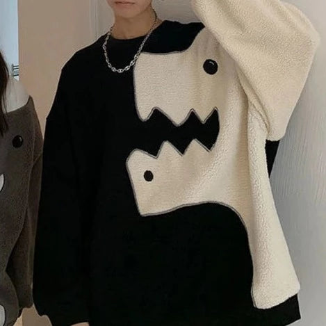 Dino Matching Sweatshirt for Couples