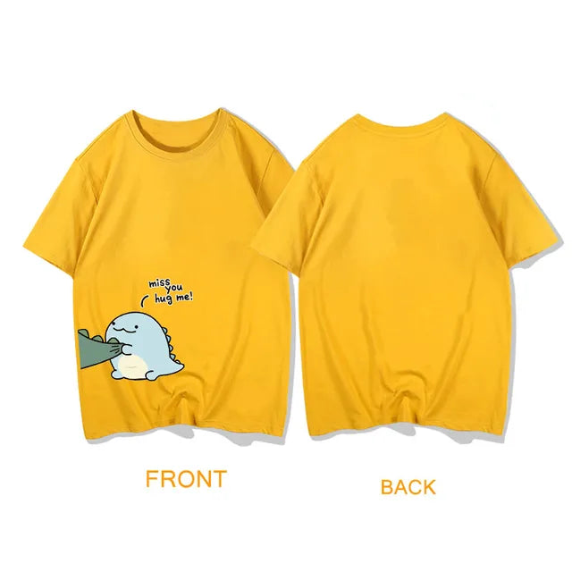 Dinosaur Funny Couple Shirts