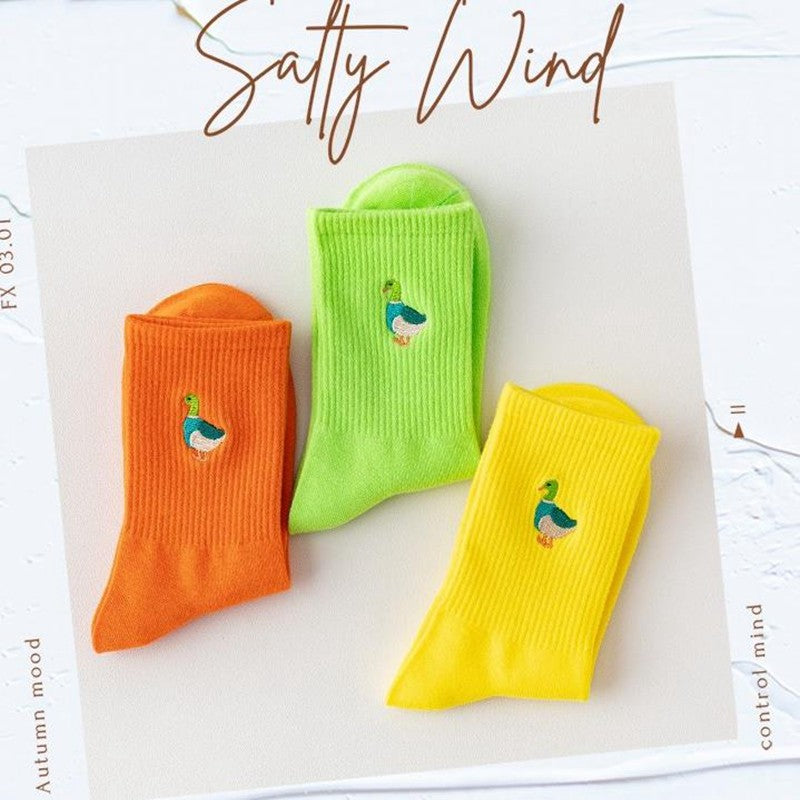 Duck couple socks