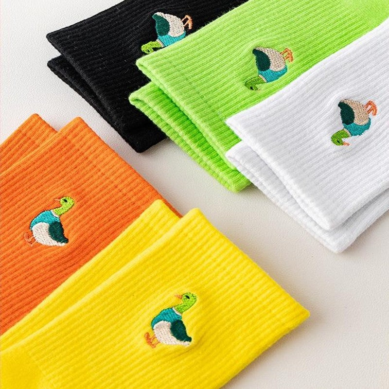 Duck couple socks