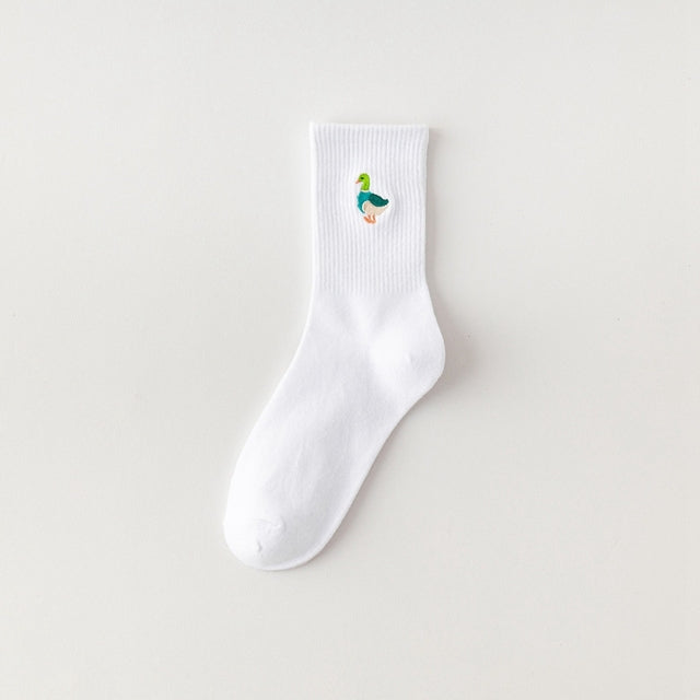 Duck couple socks