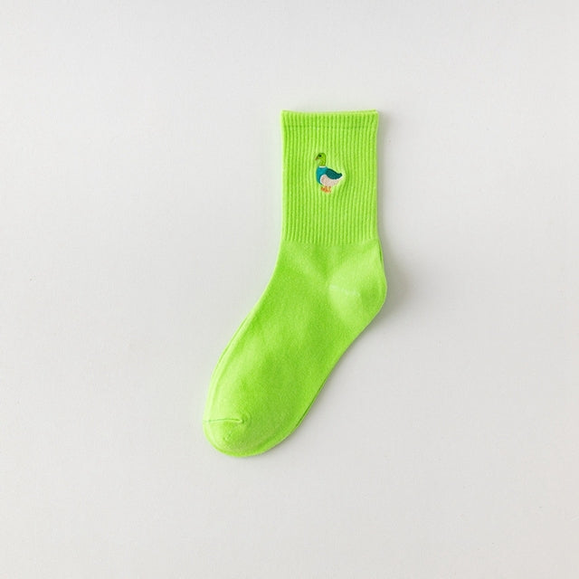 Duck couple socks