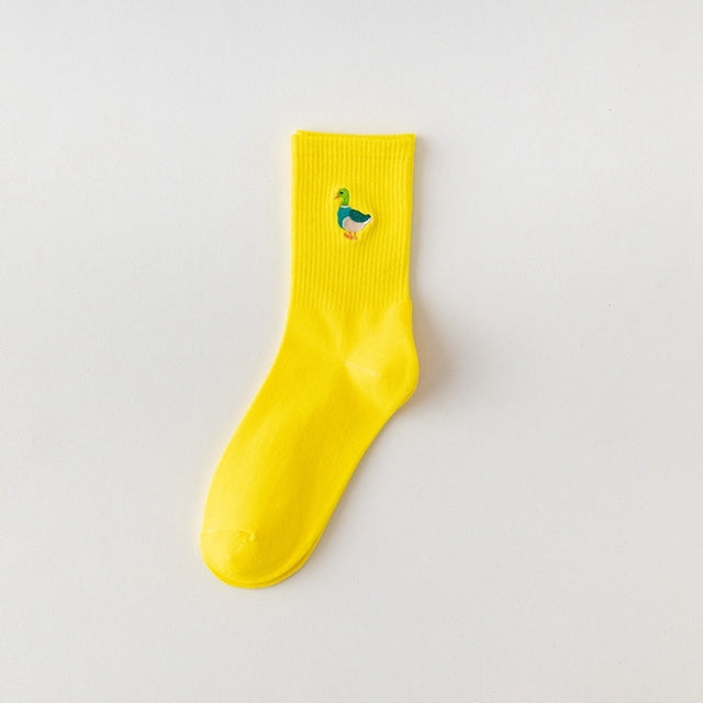 Duck couple socks