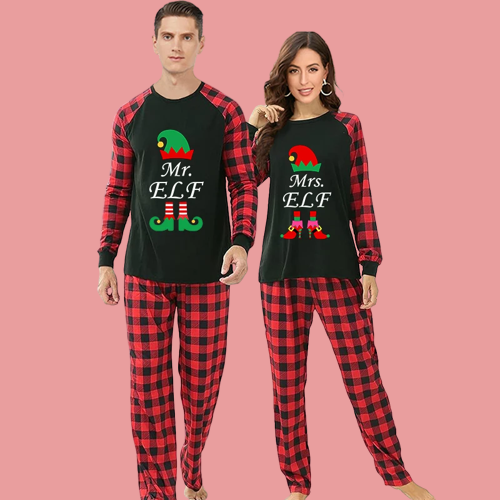 Elf christmas discount pajamas for adults