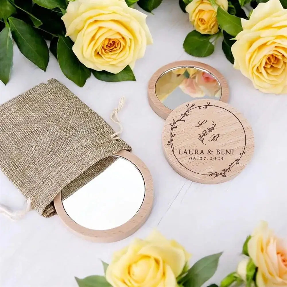 Engagement Custom Wood Mirror