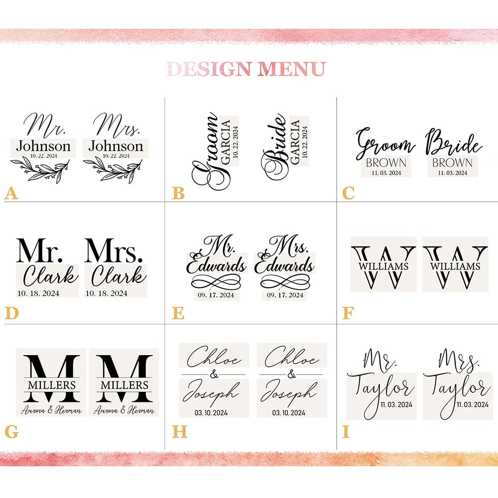 Engraved Champagne Flutes Wedding