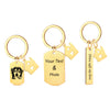 Engraved Photo Keychain Anniversary Gift