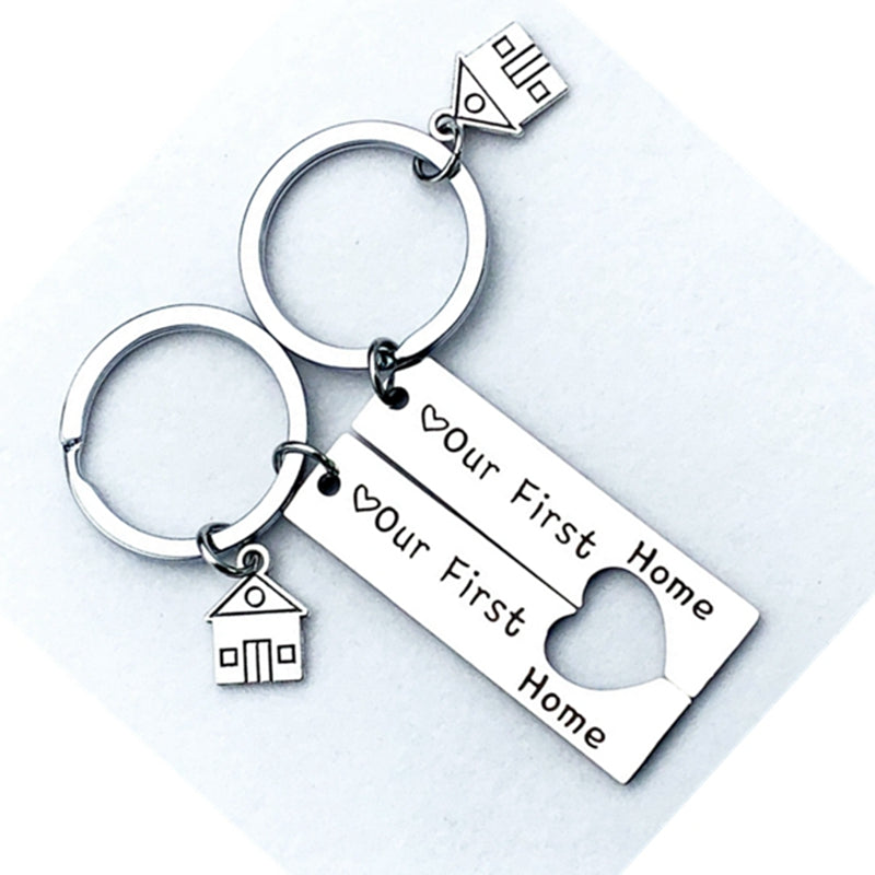 First House Couple Keychain