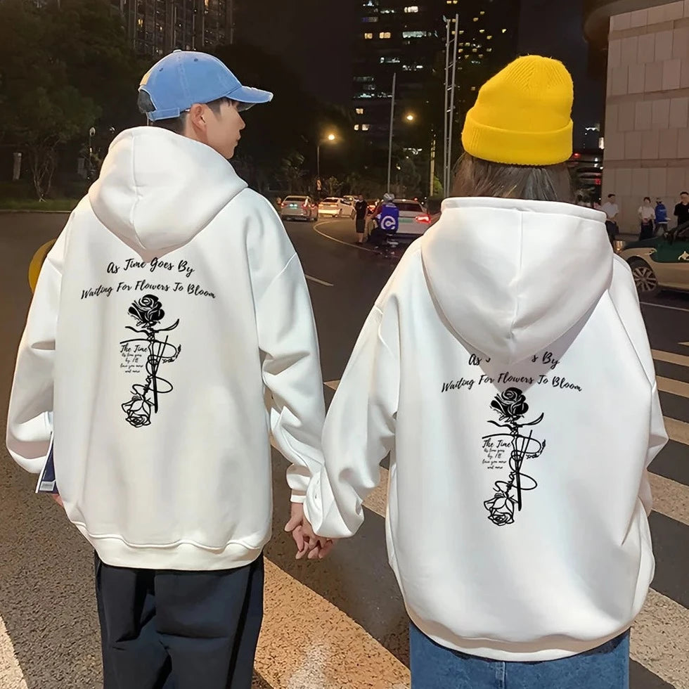 Flower Cute Matching Hoodies for Couples My Couple Goal