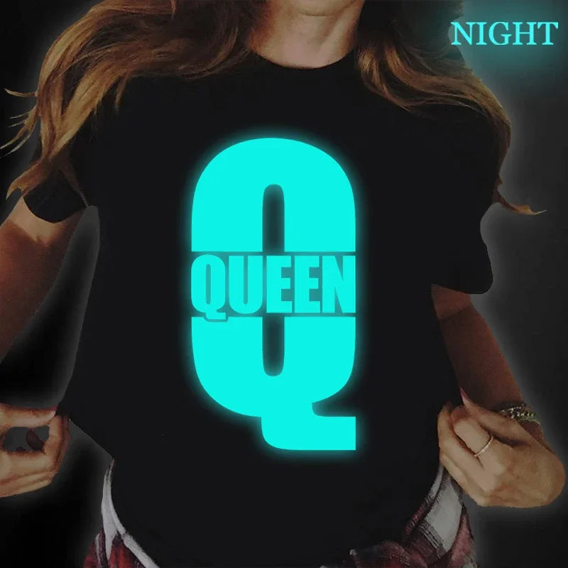 Fluo King Queen Shirt