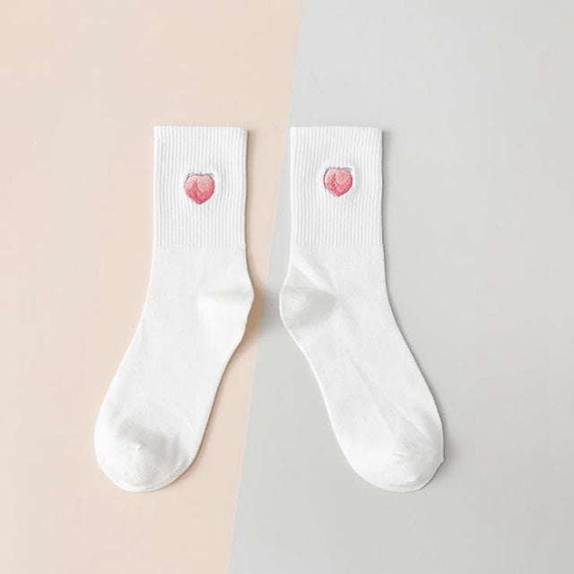 Fruits matching socks for couples