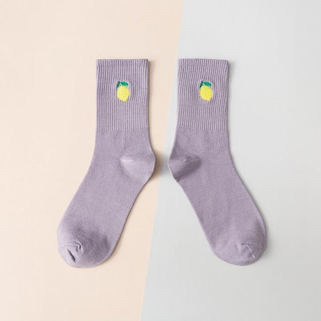 Fruits matching socks for couples