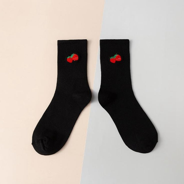 Fruits matching socks for couples