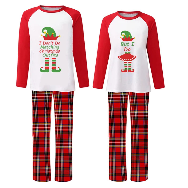 Funny Christmas Pajamas for Couples