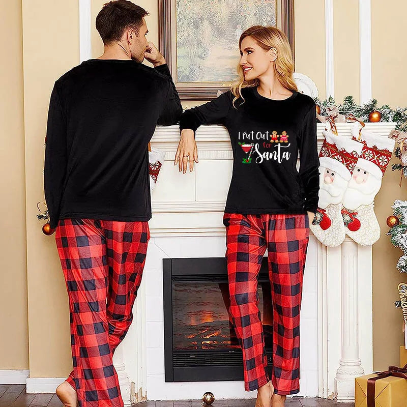 Red Matching Pjs For Couples Christmas Pajamas For Couples