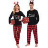 Funny Matching Christmas Pajamas for Couples