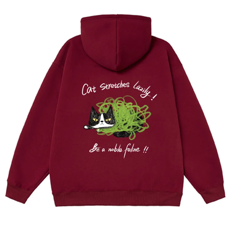 Funny Cat Couple Hoodies