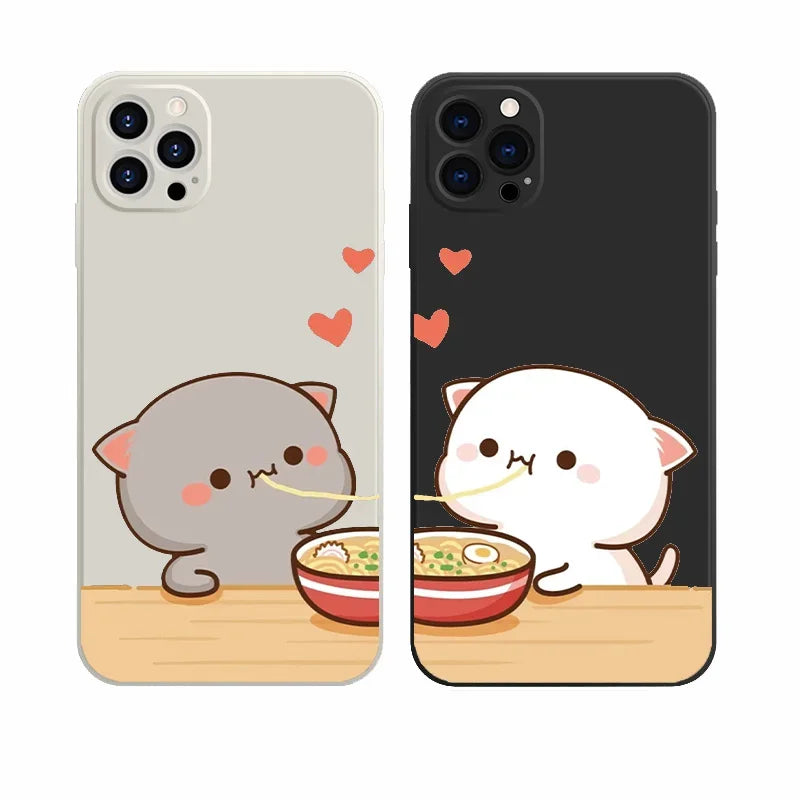 Funny Cat Couple Phone Case