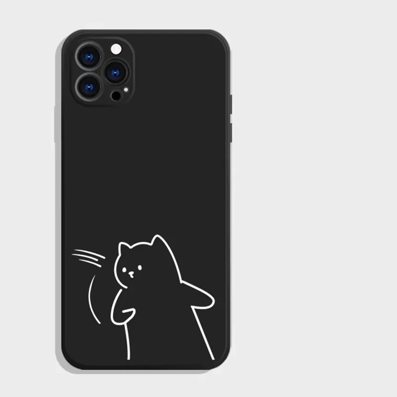 Funny Cat Couple Phone Cases