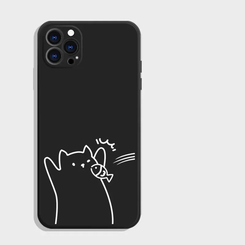 Funny Cat Couple Phone Cases