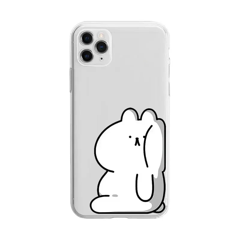 Funny Cat Phone Case for Couples