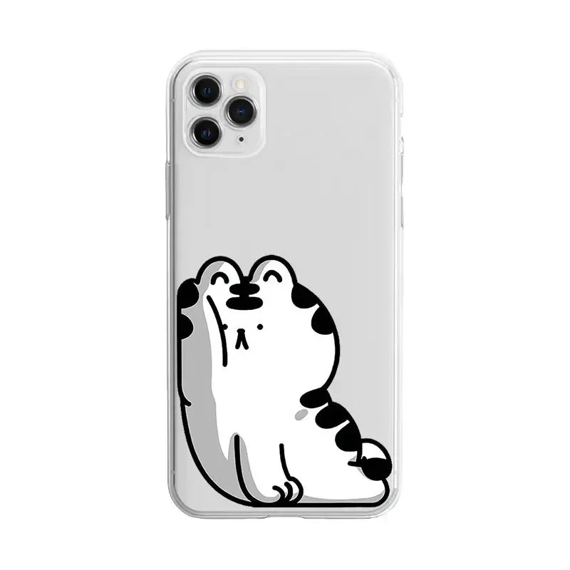 Funny Cat Phone Case for Couples