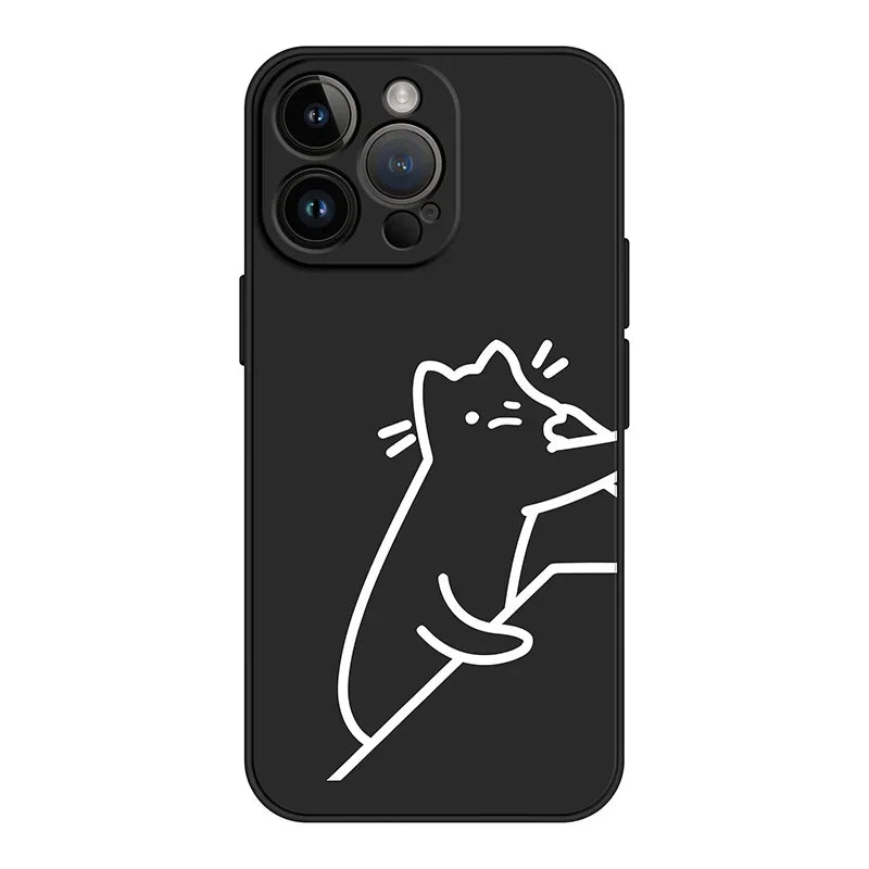 Funny Cats Matching Phone Cases