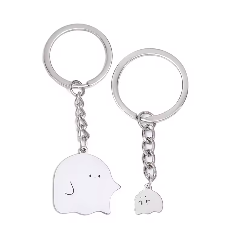 Ghost Couple Keychain