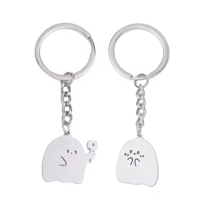 Ghost Couple Keychain