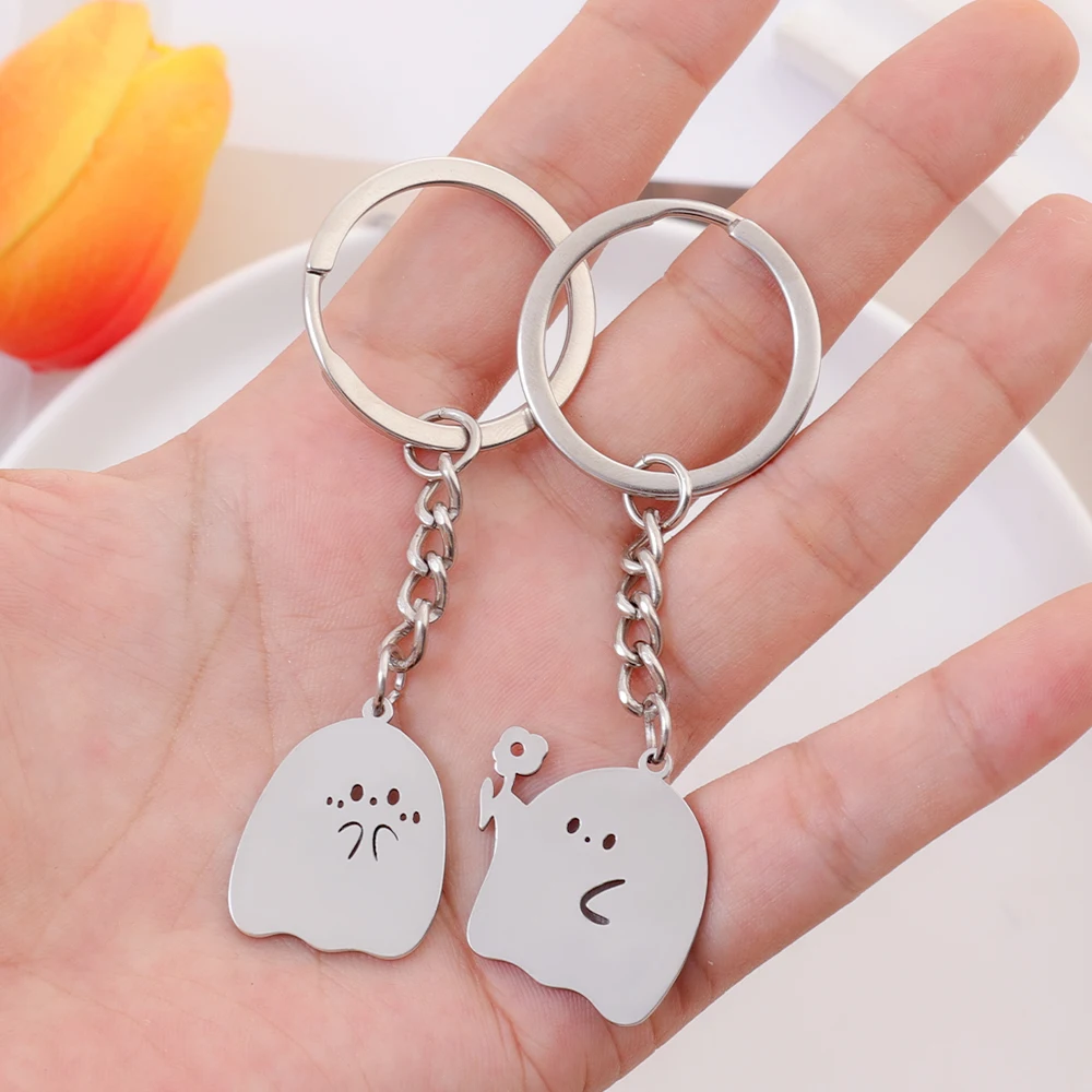 Ghost Couple Keychain