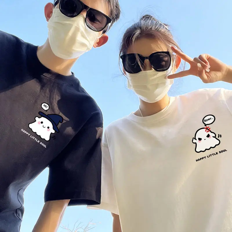 Ghost Funny Couple Shirts