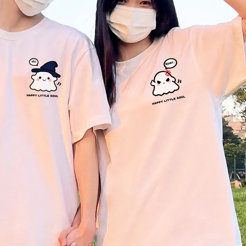 Ghost Funny Couple Shirts