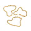 Gold Id Bracelet for Couple