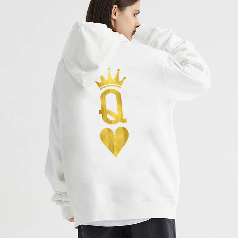 Gold King and Queen Hoodie