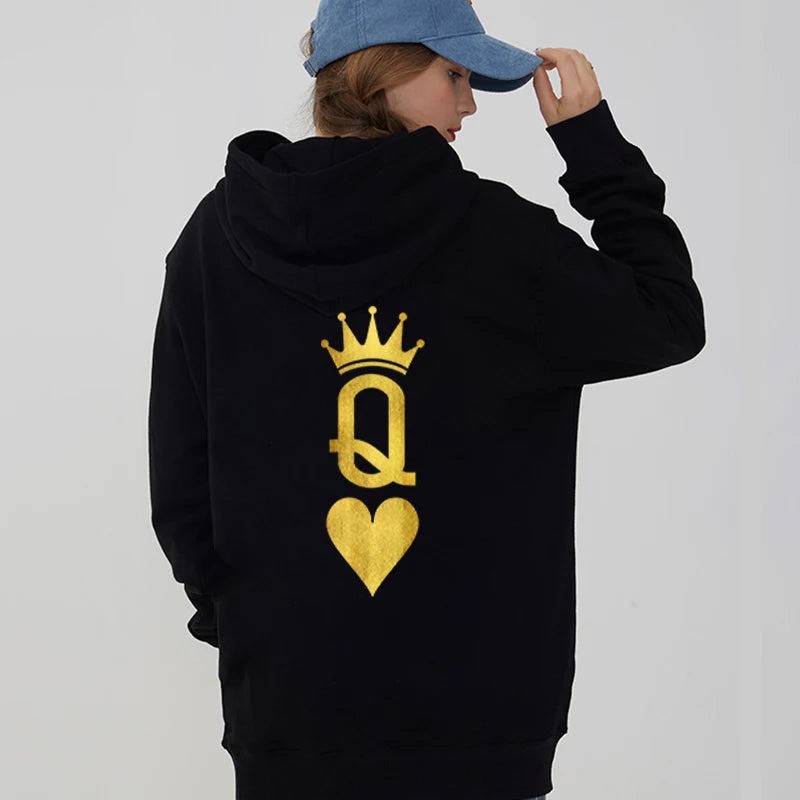 Gold King and Queen Hoodie