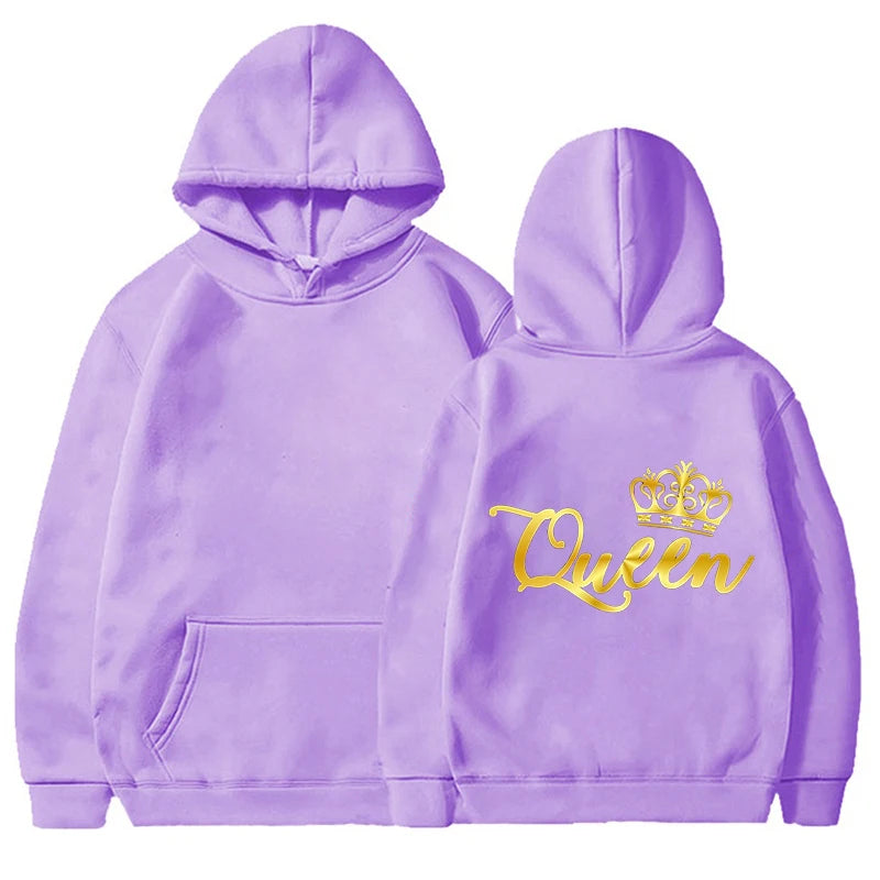 Gold King and Queen Hoodies