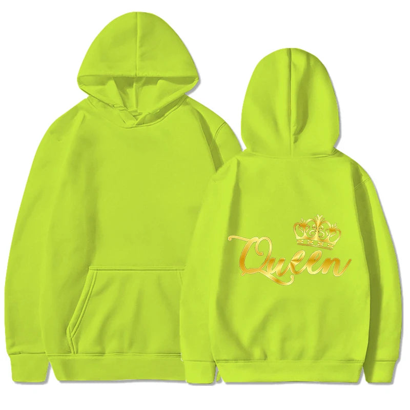 Gold King and Queen Hoodies
