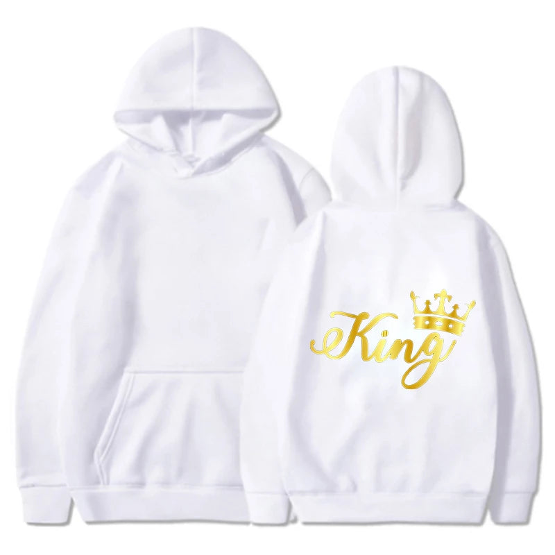 Gold King and Queen Hoodies