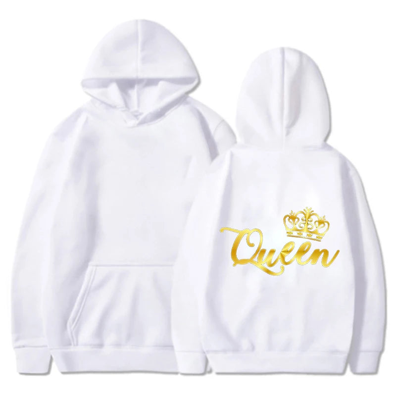 Gold King and Queen Hoodies